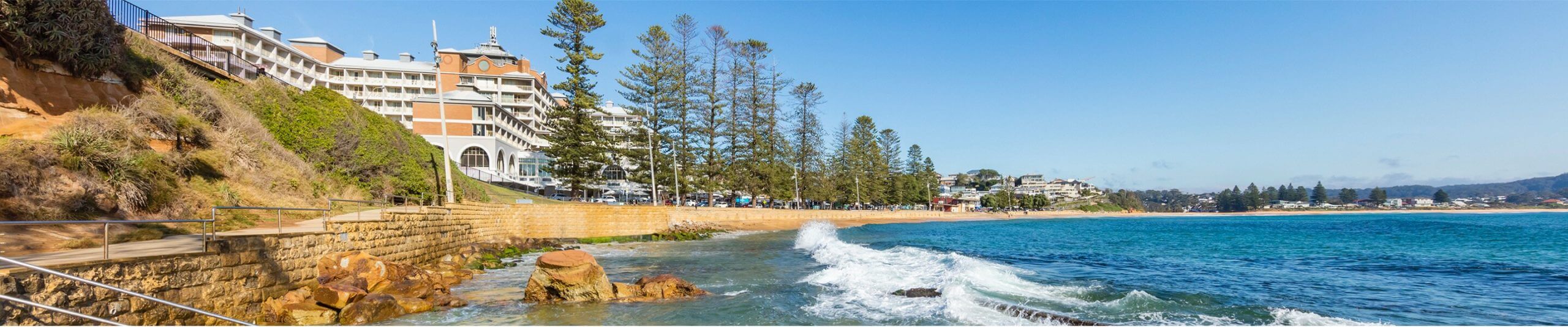 Crowne Plaza Terrigal beachfront view