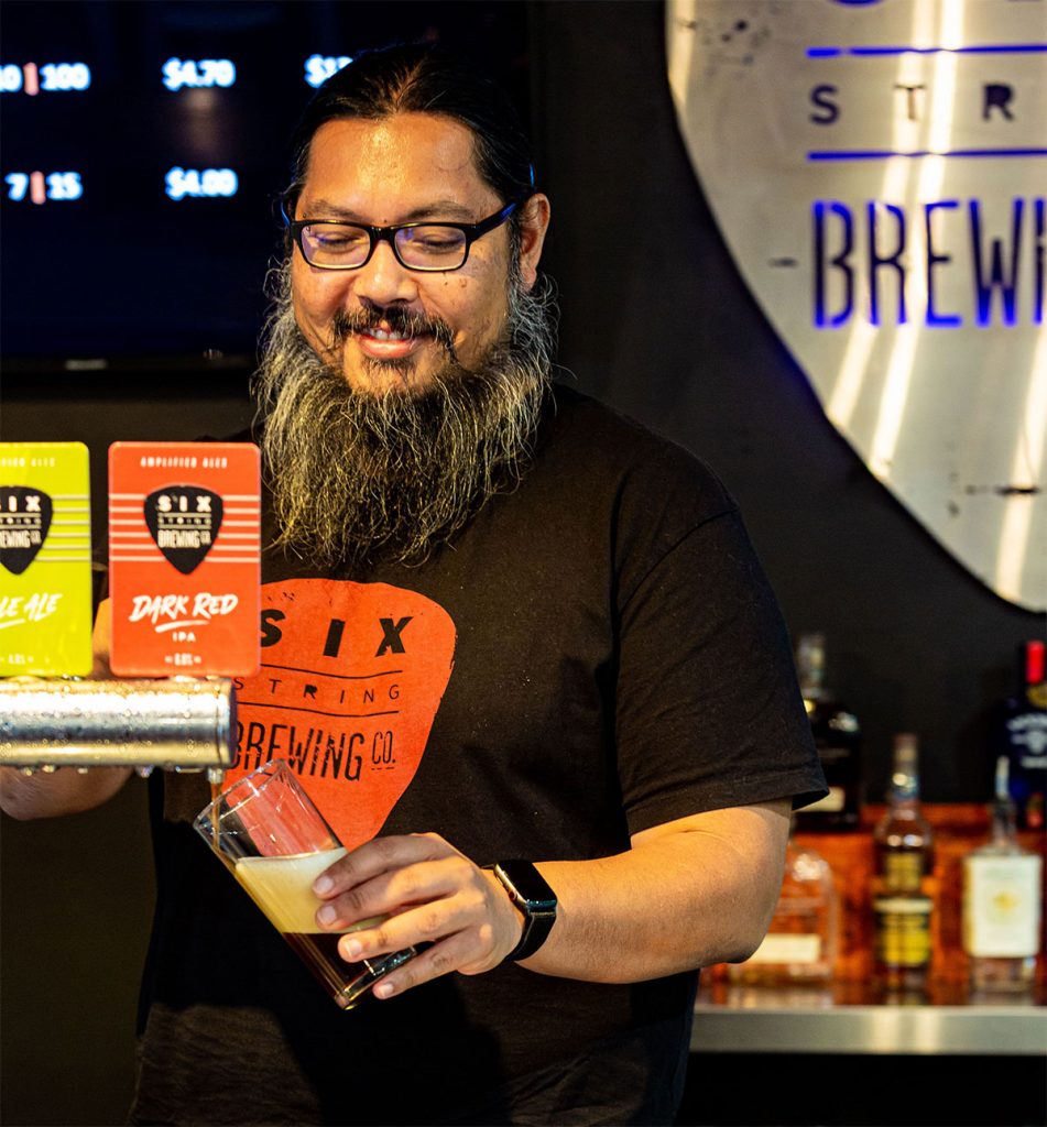 Six String Brewing Co-founder, Chris Benson