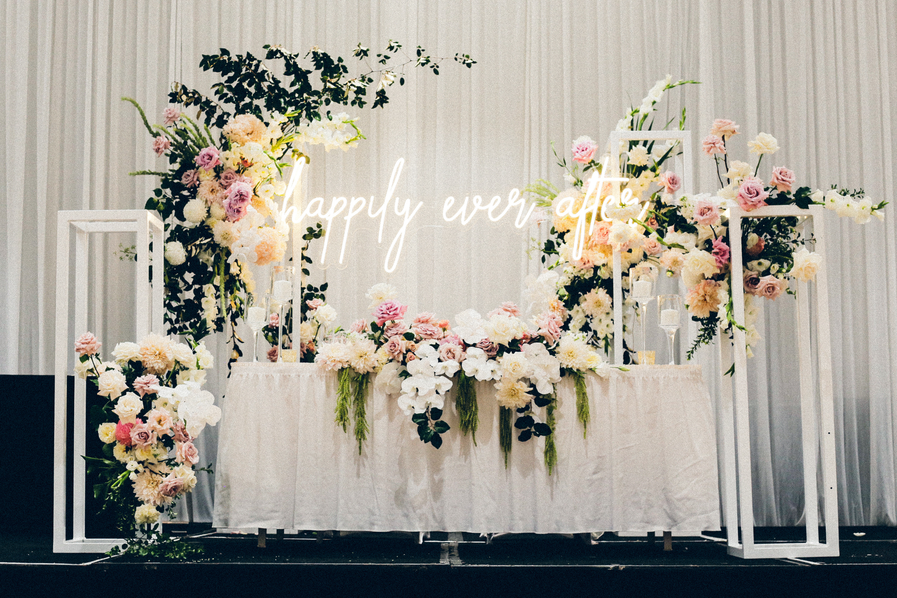 Wedding celebrations. Happily ever after